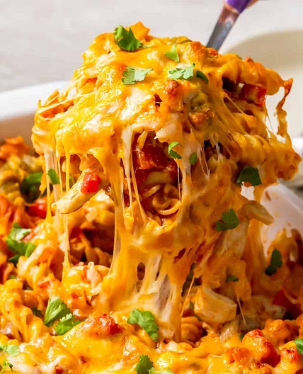 Chicken Enchilada Pasta Bake Recipe