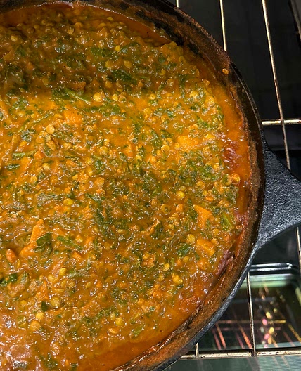 Sweet Potato Lentil Coconut Curry 