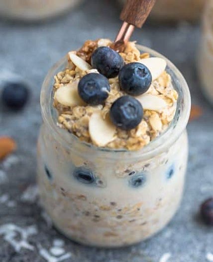 Blueberry Maple Overnight Oats