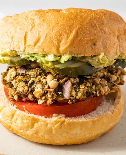 Zucchini White Bean "Burgers"