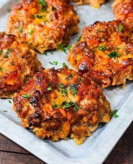 Optavia Mini BBQ Cheddar Meatloaf