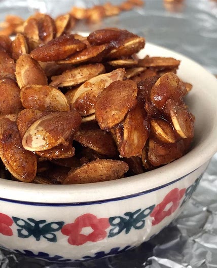 Toasted Pumpkin Seeds with Sugar and Spice