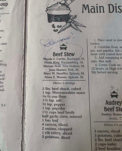 Mom’s Beef Stew