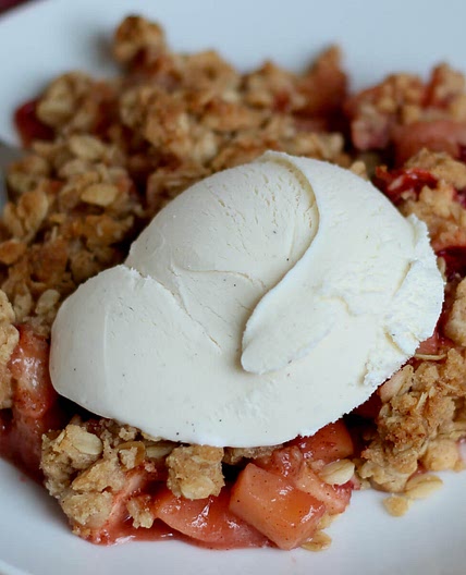 Strawberry Apple Crisp