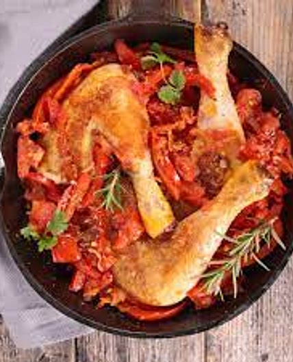 Poulet basquaise
