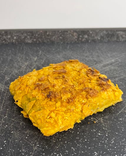 Tortilla chips french toast sandwich