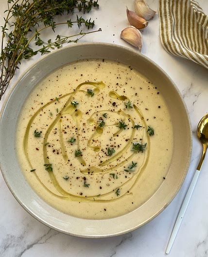 Roasted Cauliflower Soup