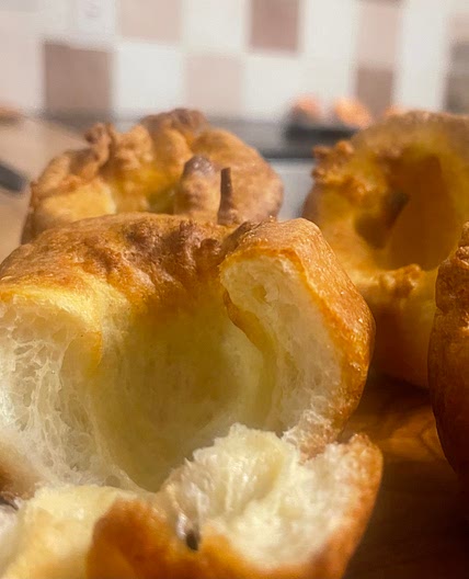 Traditional Sunday roast Yorkshire Puddings