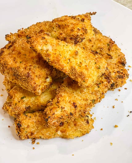 Crispy air fryer chicken strips 