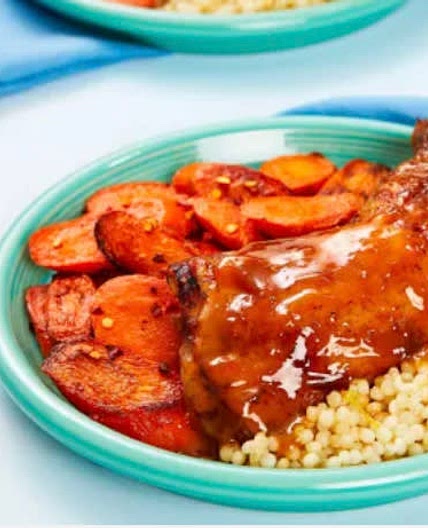 Apricot Dijon chicken legs