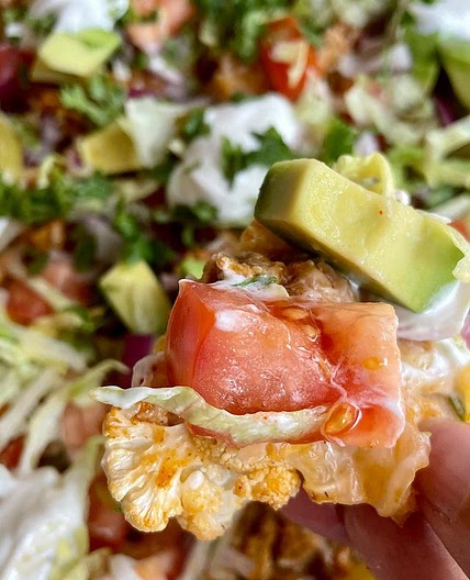 Cauliflower nachos