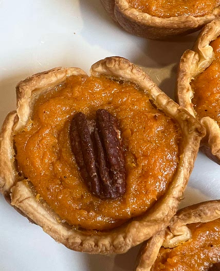 Mini Sweet Potato Soufflé Pies 