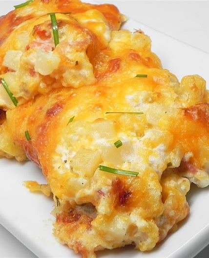 Loaded Bacon, Cheddar, and Ranch Potatoes