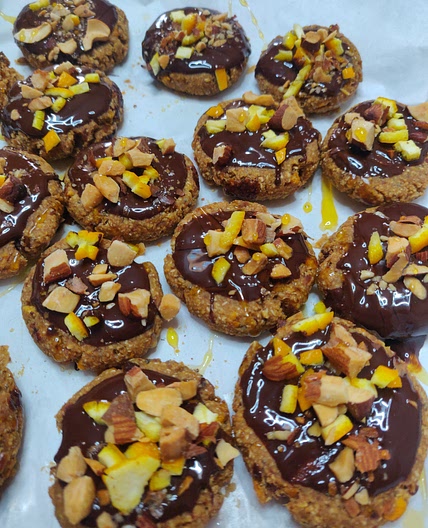 Chocolate orange cookies