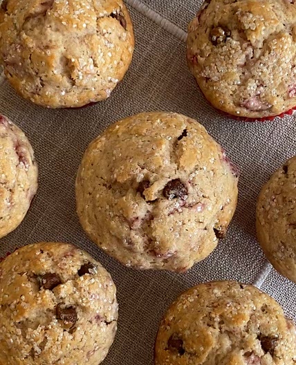 WIC Approved Strawberry Muffins