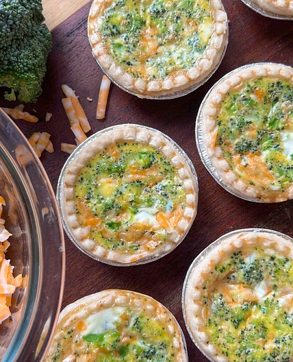 Mini Toddler Breakfast Quiche 