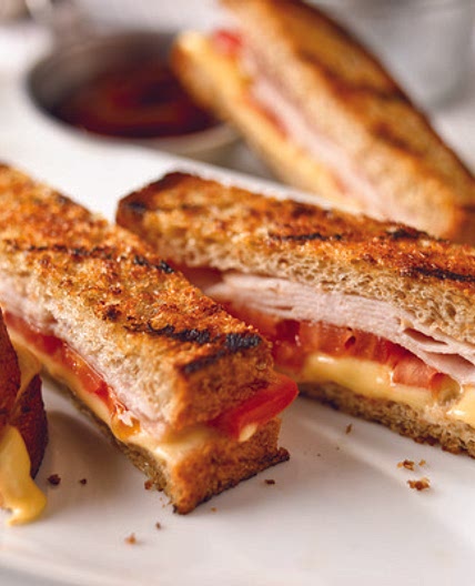 Grilled Turkey & Cheese Sandwich