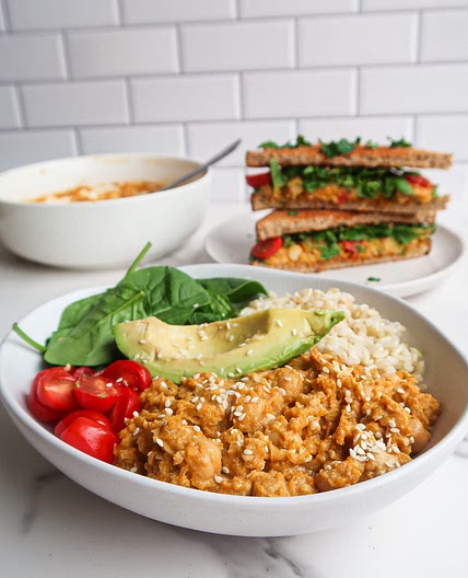 3-Minute Chickpea and Pumpkin Smash