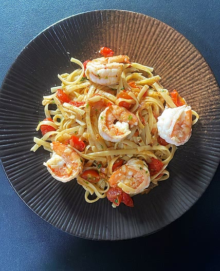 Prawn Oil Pasta