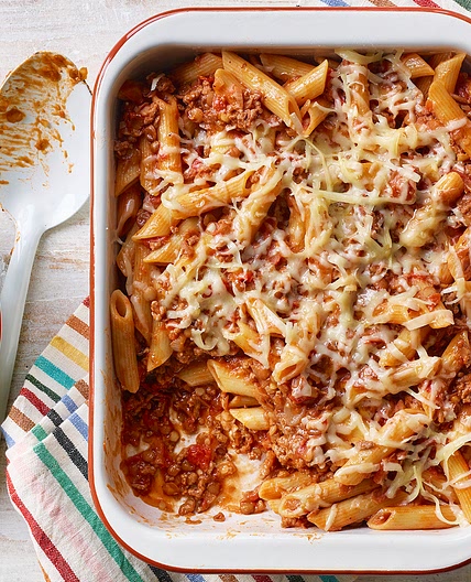 One pan pasta Bolognese