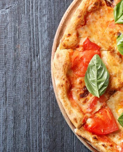 Pizza   EXPRESS TOMATES ET CRÈME DE BASILIC