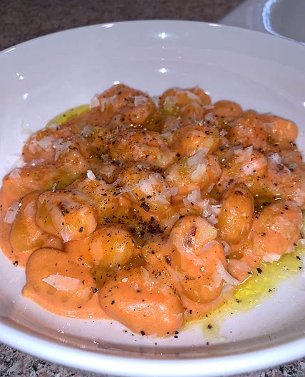 GNOCCHI IN SPICY CREAMY TOMATO SAUCE