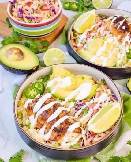 🐠Fish Taco Cabbage Bowl🐠 