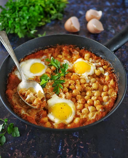 Chakchouka pois chiches