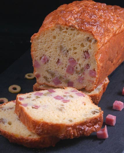 Cake jambon/olives