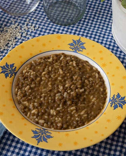 Lentejas con arroz