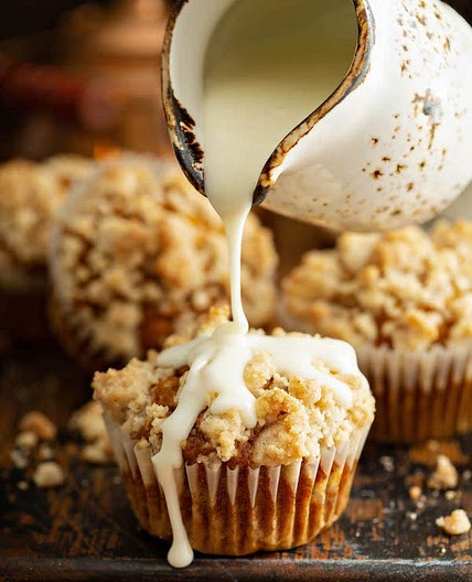 Pumpkin Muffins with Streusel