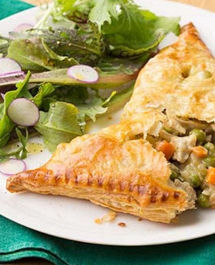 Chicken Pot Pie Turnovers