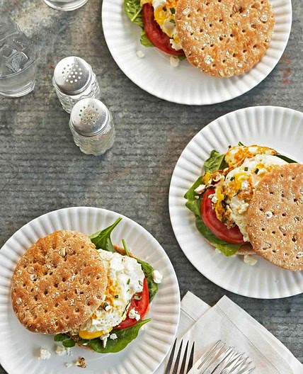 Mediterranean Breakfast Sandwiches