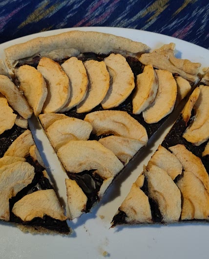 Tarte aux pommes choco