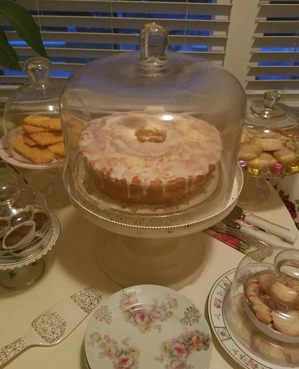 Lemon pound cake with lemon  glaze