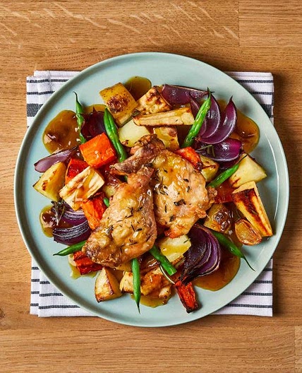 Herby Roast Chicken Tray Bake