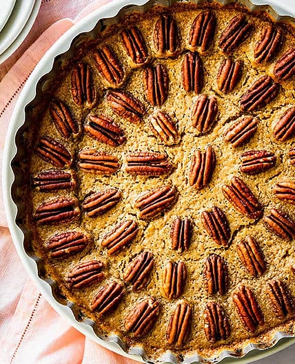 Tarte à la courge spaghetti et aux pacanes