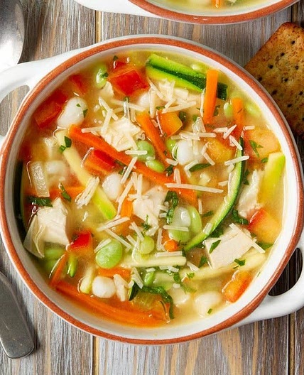 Quick and Healthy Turkey Veggie Soup