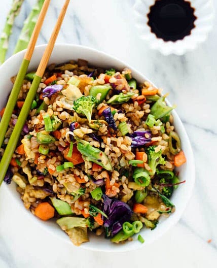 Healthier Veggie Fried Rice