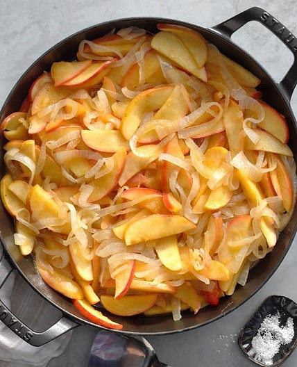 Fried Onions and Apples