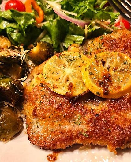 Crispy Lemon Romano Pork Chops Recipe
