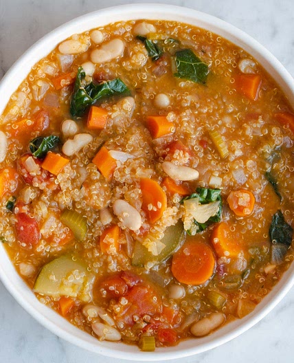 White Bean Soup with Quinoa