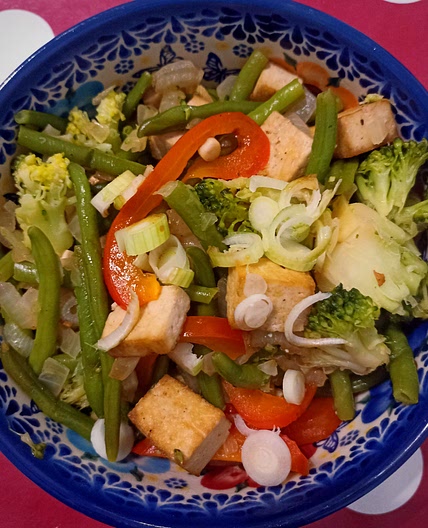 Stir fry tofu