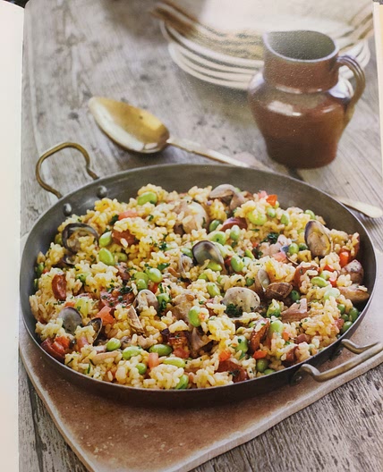 Chicken and Broad Bean Paella