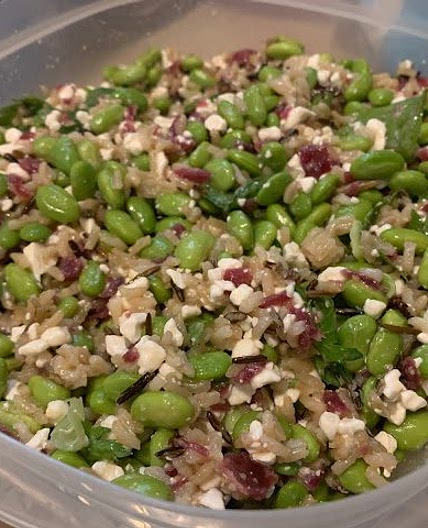 Edamame Wild Rice Salad (Adapted from Nadiya Hussain) - Tailgate Guru