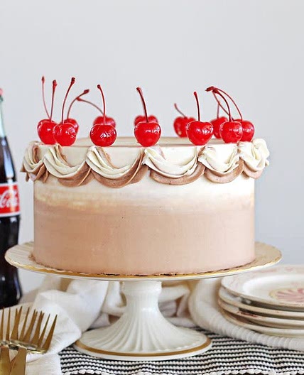 Chocolate-Cola Cake with Chocolate-Cola Buttercream