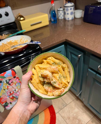 Pasta with vodka sauce 