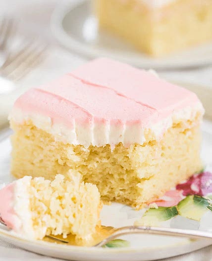Easy Yellow Cake with Buttercream Frosting