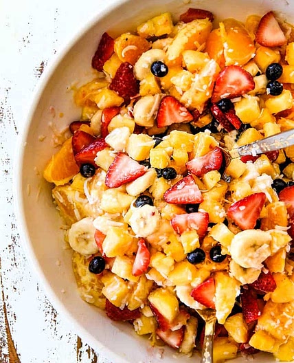 Pina Colada Fruit Salad