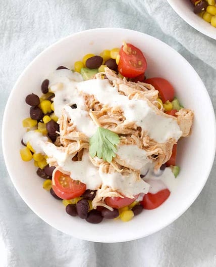Healthy Buffalo Chicken Bowls